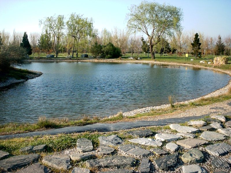 View of Botanical Park in Bursa city of Turkey.
